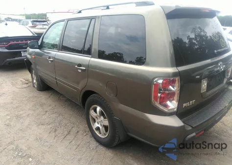 2006 Honda Pilot Ex-L из США, поврежденный, VIN 5FNYF28576B021113